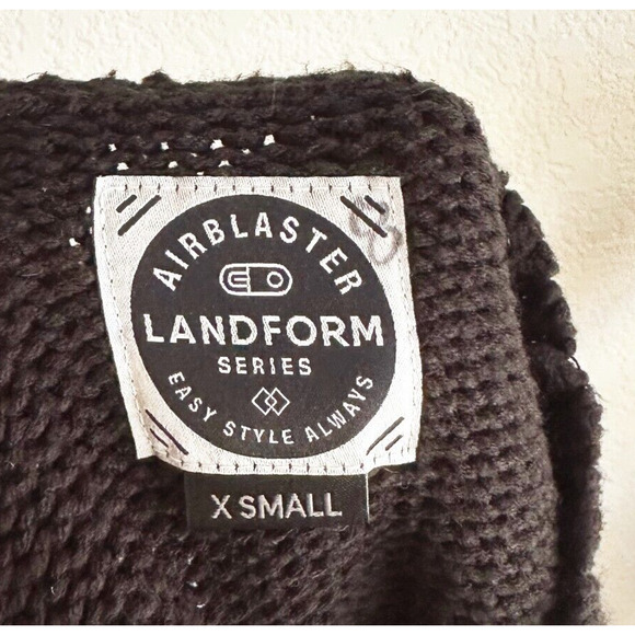 Airblaster Landform Series Knit Sweater Size XS Alien Extraterrestrial Chunky - Picture 5 of 7